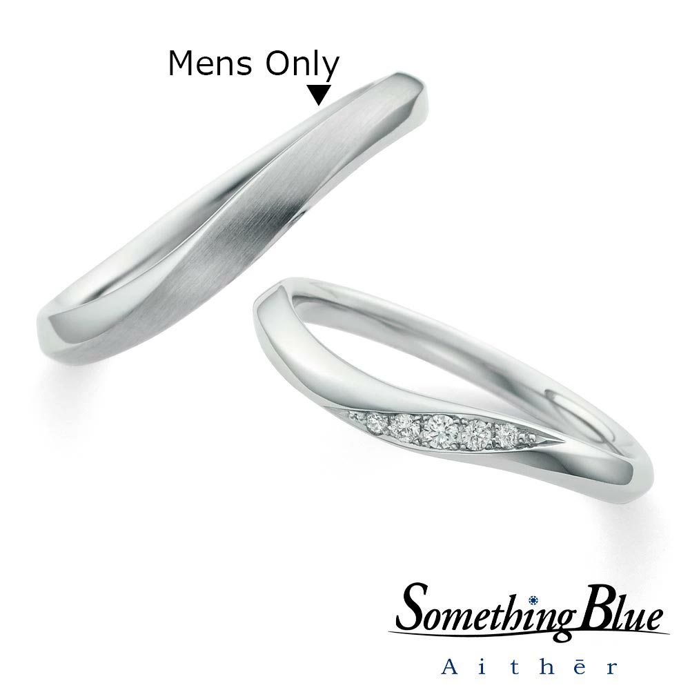 【ポイント20倍】【専用LINEで購入後も安心！】 男性用のみ SomethingBlue サムシングブルー 結婚指輪 プラチナ マリッジリング ダイヤモンドリング PT950 リング 結婚記念 結婚10周年 シンプル SH707メンズ 104,500円