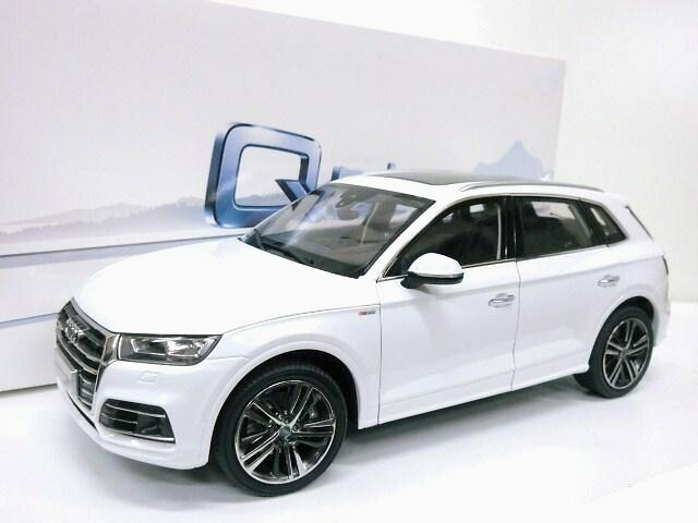 AUDI特注 1/18 アウディ Q5 TFSI 桑トロ S伝達ルート (白いこと) 2018
