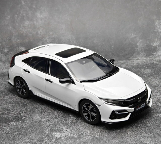 HONDA特注 1/18 ホンダ シビック ハッチバック (ホワイト) 2017 FK7｜KITAGO BASE ミニカーショップ 19,950円