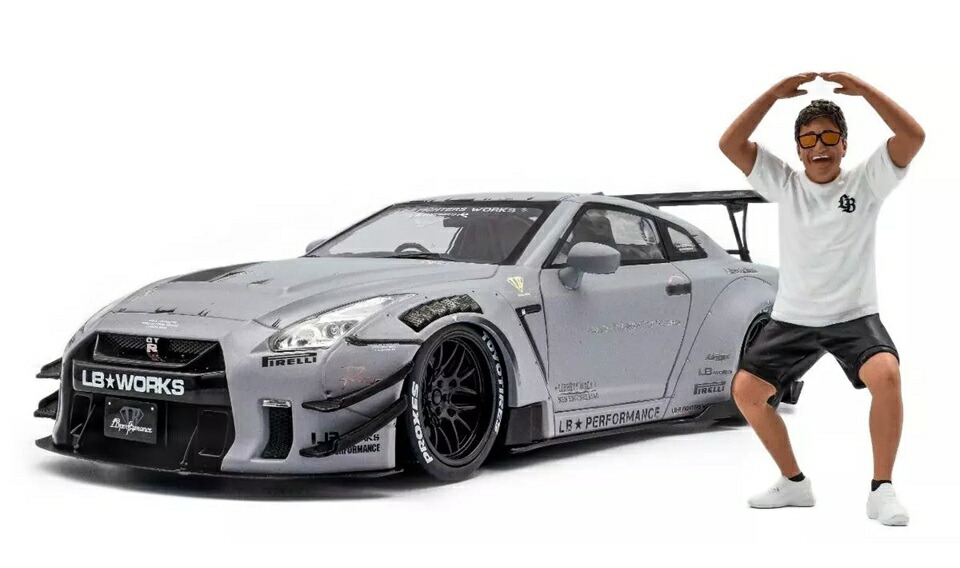 楽天市場】ミニカー 1/18 GTR LBワークス 紫色 GT-R (R35) Liberty