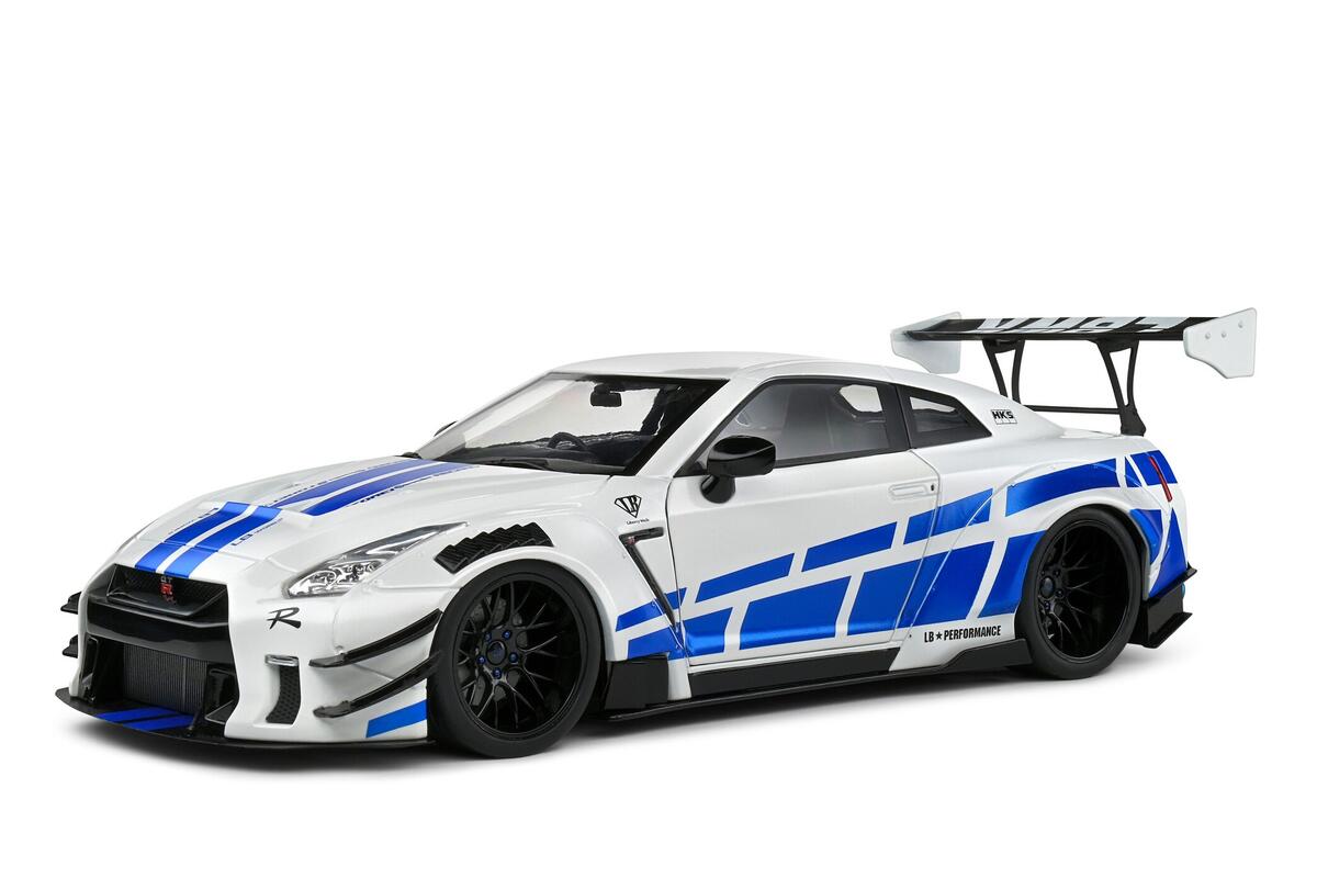 楽天市場】ミニカー 1/18 GTR LBワークス 紫色 GT-R (R35) Liberty