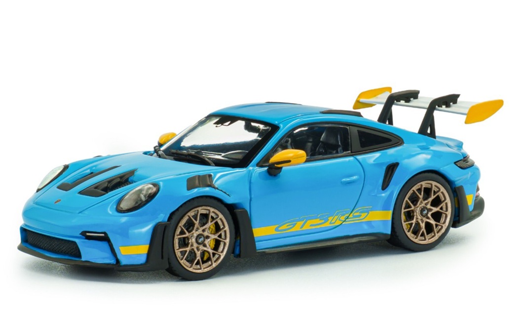 Solido 1/43 ポルシェ911 GT3 RS (ブルー) 2023 トレビュート 24h Daytona 2003