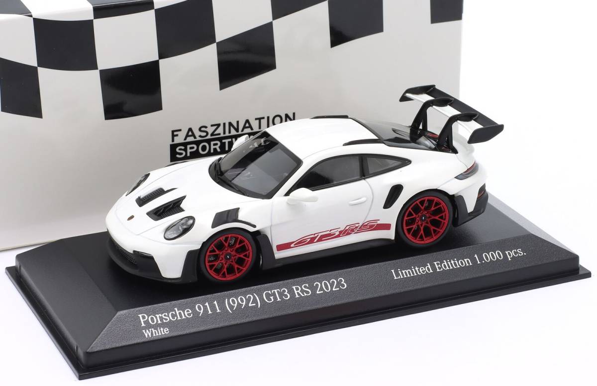 ミニチャンプス Porsche 911 GT3 グレー　1/43 限定504台 Amazon.co.jp: ミニチャンプス 1/43 ポルシェ 911 992 GT3 RS