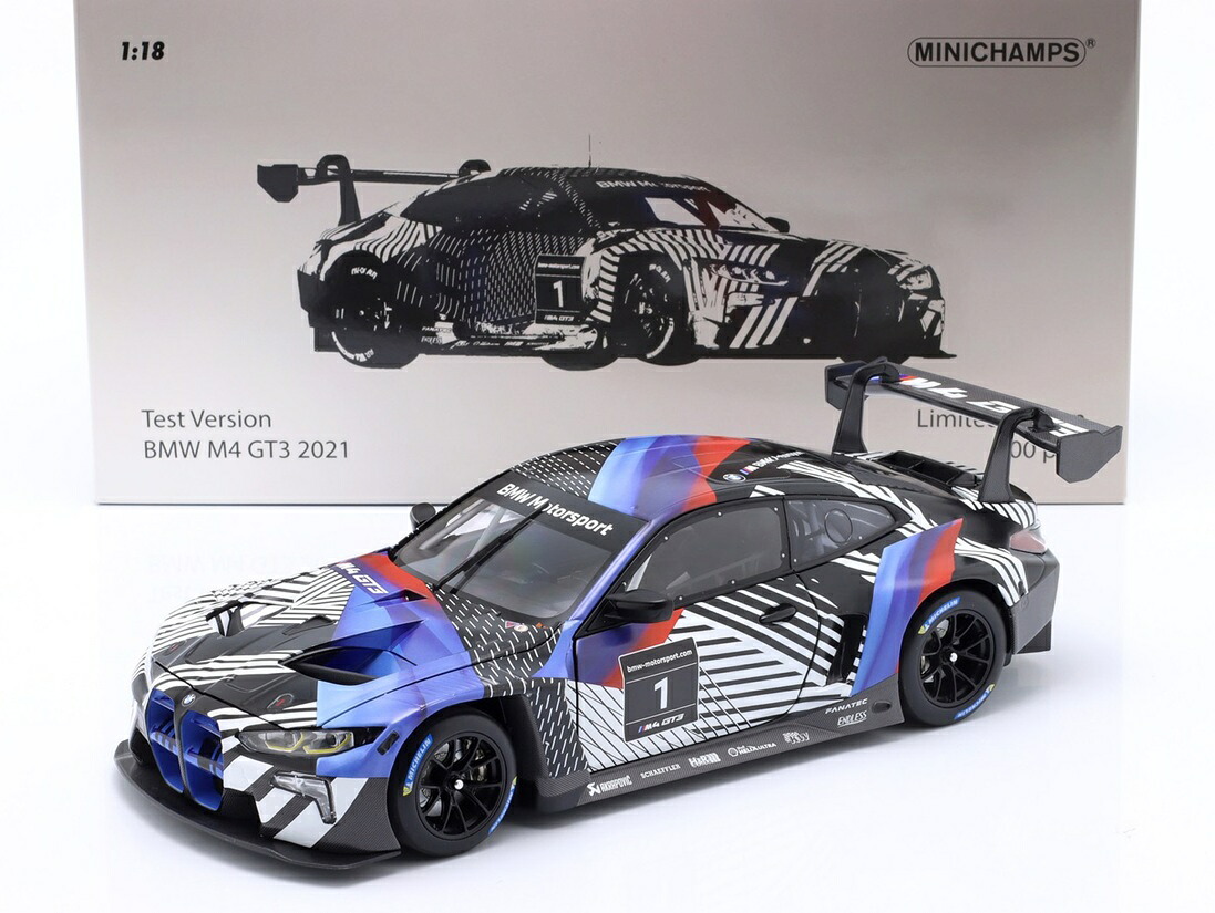 ミニチャンブス 1/18 BMW M4 GT3 #1 Testcar 2021