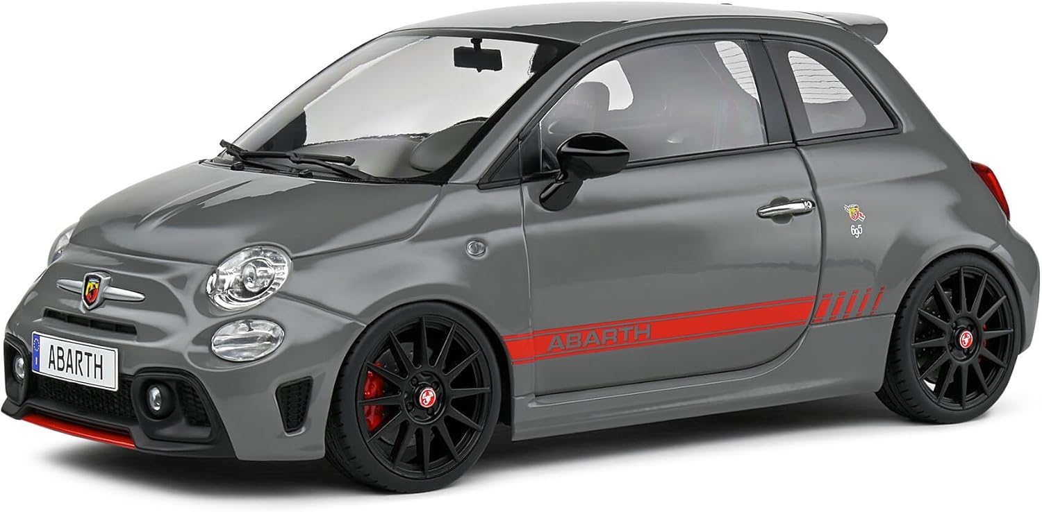 SOLIDO 1/18 アバルト 695 XSR YAMAHA (グレー) 2022 Abarth 595｜KITAGO BASE ミニカーショップ