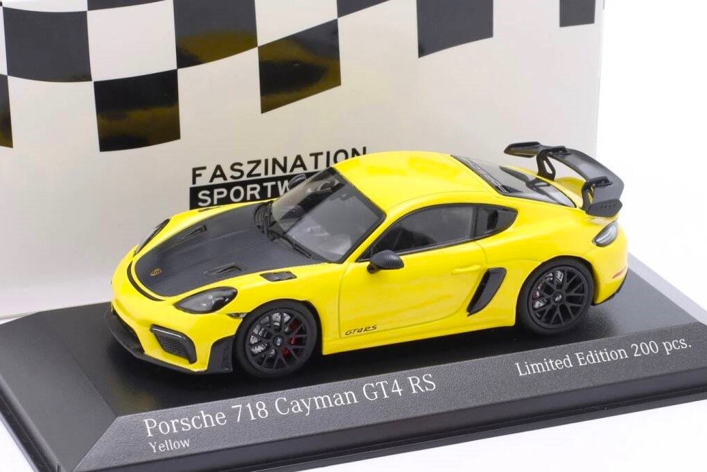 楽天市場】PORSCHE特注 1/43 ポルシェ 718 ケイマン GT4 RS (シルバー