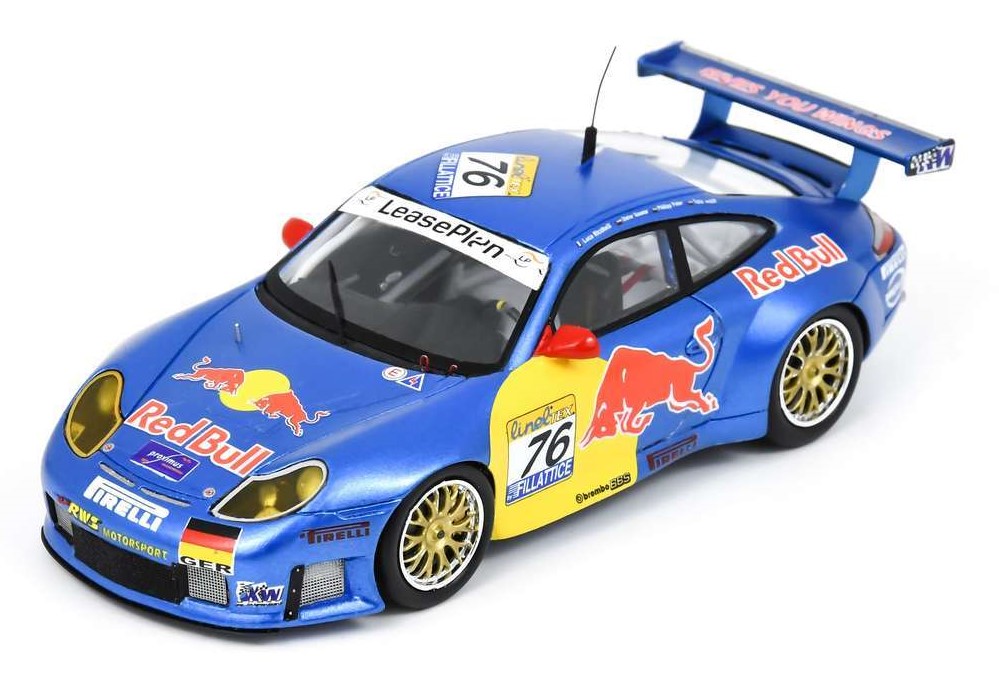 1/43 ポルシェ911 (996) GT3 RS #76 24h Spa 2002 Red Bull