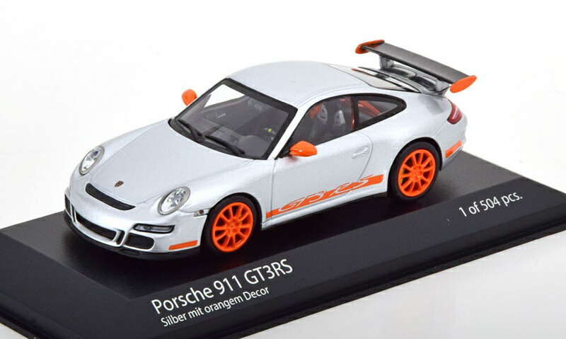 欧州限定 1/43 ポルシェ 911 GT3 RS (シルバー) 997/1型 2006