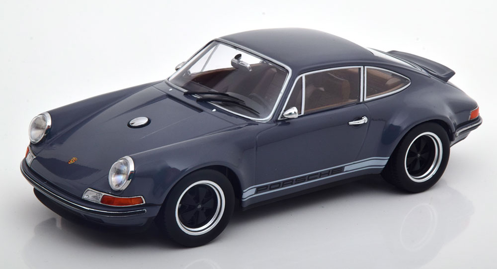 新品 1/18 IVY モデル ポルシェ singer 911 マルホランド 1/18 Ivy Merit Porsche 911 964 Singer (Ice Blue Metallic