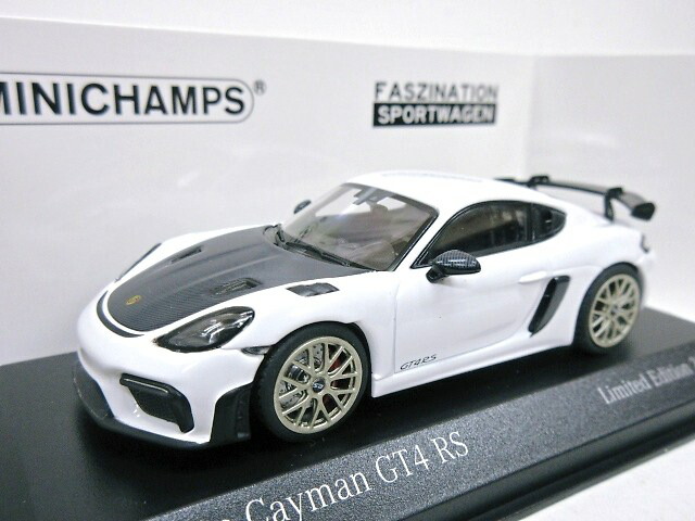 ポルシェ 特注 シュコー 1/43 ケイマン GT4 シュコー】 1/43 ポルシェ ケイマンGT4 シルバー