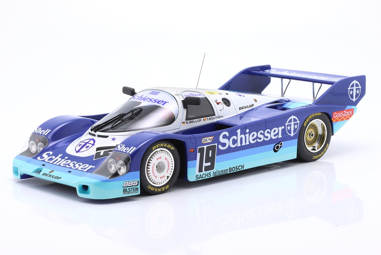 WERK83 1/12 ポルシェ 956K #19 1000km Spa 1985 ※お取り寄せモデル｜KITAGO BASE ミニカーショップ