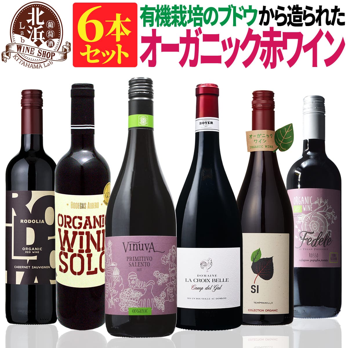 ナチュラルワイン赤　6本セット ナチュラルワイン赤 6本セット