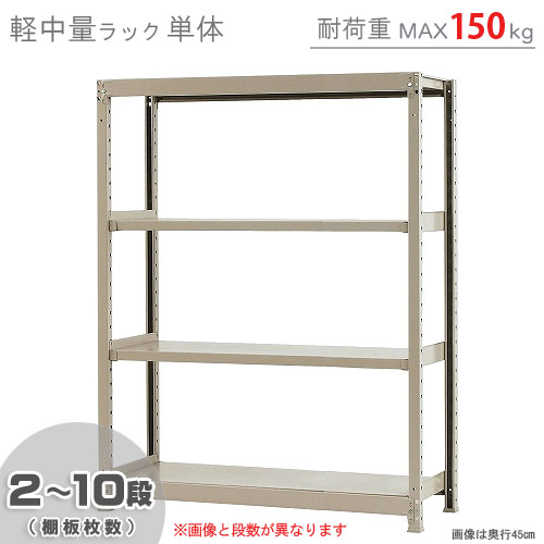 楽天市場】【個人宅も送料無料】 軽中量ラック150kg 単体 幅120×奥行45