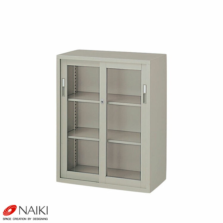 オフィス家具 引違い書庫 HG311-AW 幅880×奥行400×高さ1110mm 事務家具 業務用家具 法人向け家具 オフィスインテリア オフィス収納 スチール家具 企業向け家具 オフィスレイアウト 在宅ワーク テレワーク リモートワーク