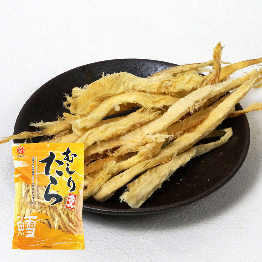 むしりたら大入袋110g【江戸屋】(送料無料)たらのフィレをフリーズドライ加工で軽やかに仕上げた食べやすいむしり珍味 大容量タイプ|北の箱 店