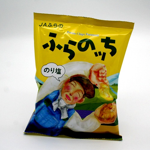 ＜送料込＞JAふらの ふらのッち のり塩 60g ×12入 2ケース 北海道 お土産 芋 スナック菓子 じゃがいも お菓子 ポテチ チップス