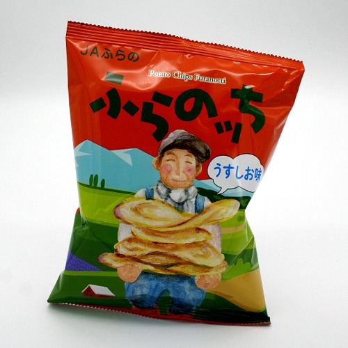 ＜送料込＞JAふらの ふらのッち うすしお味 60g ×12入 2ケース 芋 スナック菓子 じゃがいも お菓子 ポテチ チップス