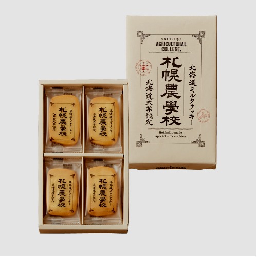 ＜送料込＞札幌農学校 ミルククッキー【12枚】6箱セット 同梱可です 北海道 お土産 ご当地 小麦 バター ギフト プレゼント お取り寄せ