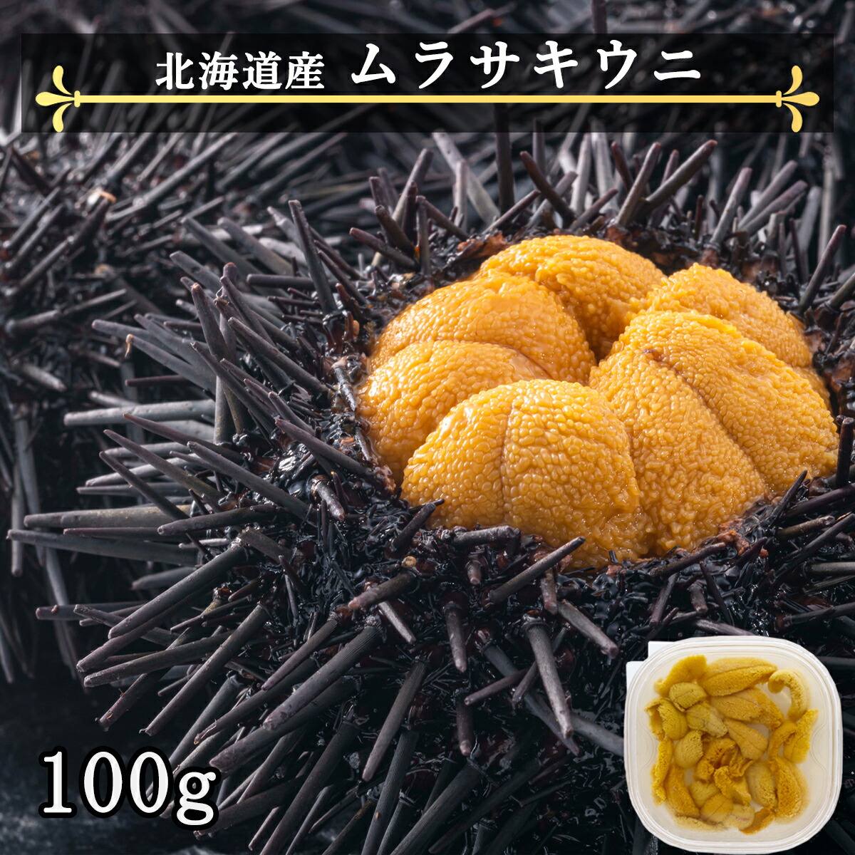 北海道産 バフンウニ ムラサキウニ 2色セット 各100g 塩水うに うに 北海道 ギフト 海鮮丼 septicin Com