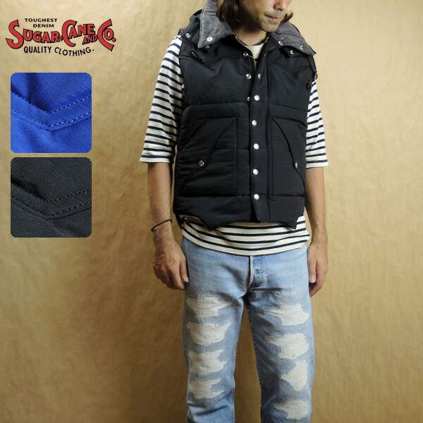 楽天市場】SUGAR CANE シュガーケーン ジーンコード ワーク ベスト