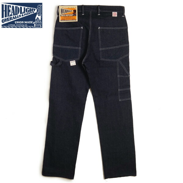 HEADLIGHT ヘッドライト 11オンス ジップフライ ダンガリーズ BLUE DENIM ZIP FLY DUNGAREES HD42555東洋エンタープライズ