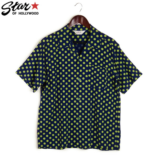 STAR OF HOLLYWOOD スターオブハリウッド レーヨン オープンカラー シャツ“POLKA DOT” SH39316 東洋エンタープライズ