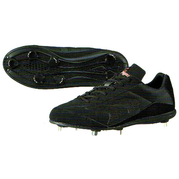 楽天市場】久保田スラッガー スパイク LS02 D-007B ブラック 紐式 樹脂