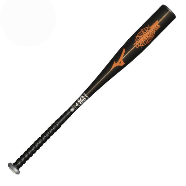 ミズノ(mizuno)　少年軟式用金属製バット　ウィルドライブレッド×ヒッティングナビ　1CJMY1887454　74cm×460ｇ平均 　オレンジ　【野球用品/子供】