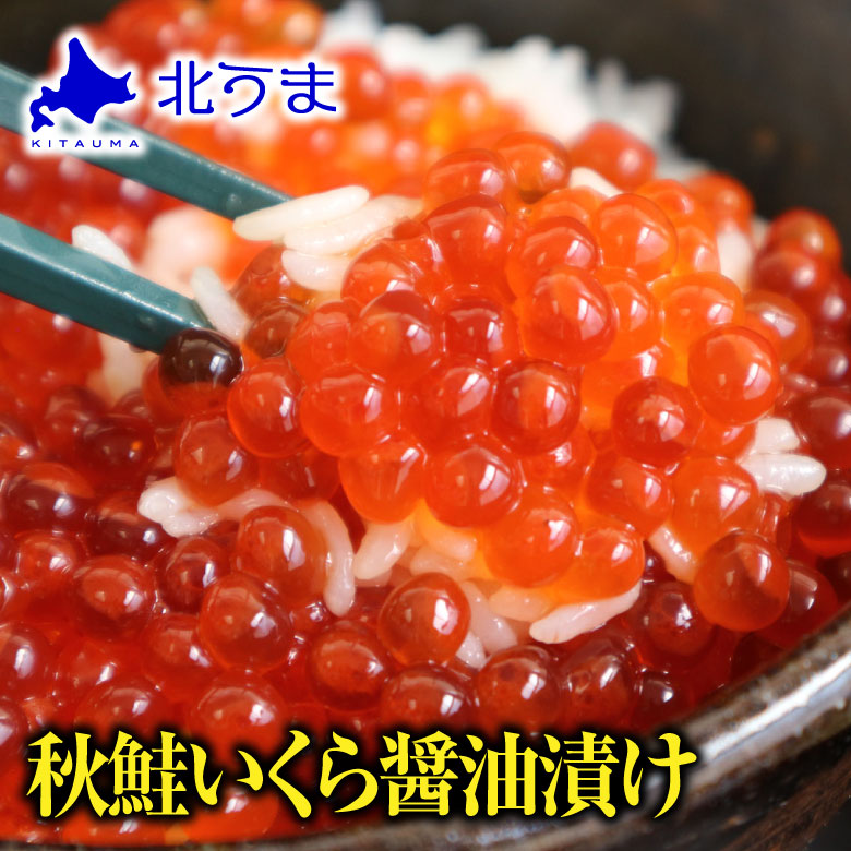 秋鮭いくら醤油漬け 500ｇ 【いくら 醤油漬け しょうゆ漬 最高級 高級 北海道 北海道産 秋鮭 利尻昆布醤油 魚卵 人気商品 おすすめ お歳暮 プレゼント グルメ ギフト 贈り物 贈答 食品 食べ物 内祝い お返し お中元】