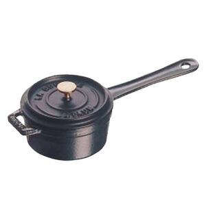 Staub/ストウブ ミニ ソースパン10（1241025）【ブラック】