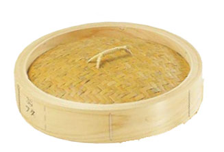 桧 中華セイロ 蓋 39cm ( キッチンブランチ )