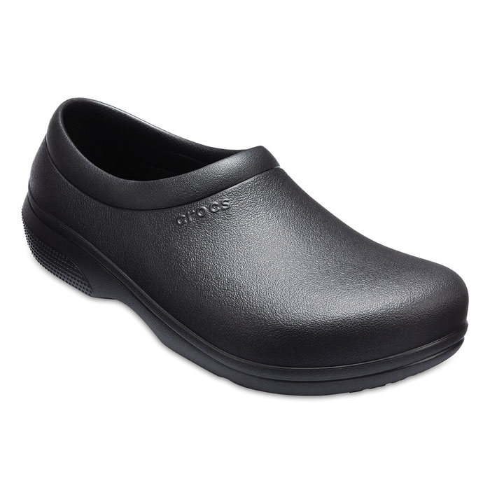 black kitchen crocs