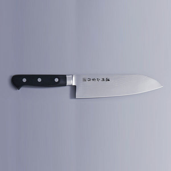 佐竹産業 ダマスカス鋼 三徳包丁 DM001 刃渡り170mm ナイフ 調理道具