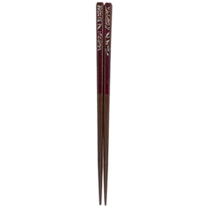 【5点までメール便可能】イシダ 一双 貝象嵌 冬南天 21.0C 箸 お箸 おはし