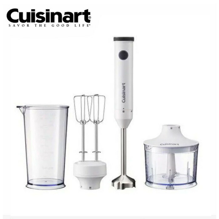 ハンドブレンダー ブランドのギフト クイジナート スリムアンドライト ハンドブレンダー ホワイト Hb 502wj ハンディブレンダー おしゃれ ブレンダー 離乳食 ミキサー 泡立て器 ハンドミキサー フードプロセッサー みじん切り チョッパー お菓子作り キッチン家電