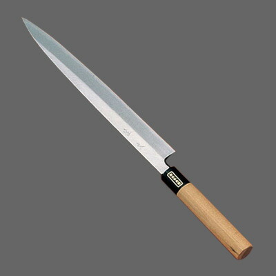 SA 佐文 柳刃 （木製サヤ付）（片刃） 24cm【24cm】