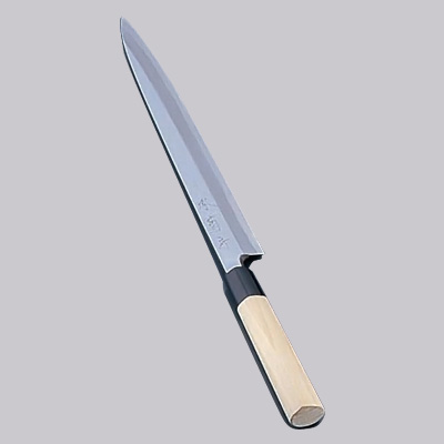 堺 菊守 極上 柳刃(片刃) 24cm【24cm】|キッチンブランチ