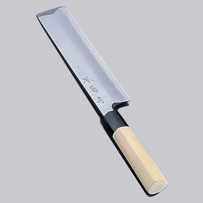 堺 菊守 極上 薄刃(片刃) 18cm【18cm】|キッチンブランチ
