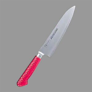 抗菌カラー庖丁 牛刀（両刃） MGK-180 18cm レッド（MGK-180）【レッド】