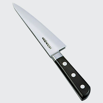 堺孝行作 日本鋼 （ツバ付） サバキ東型 （片刃） 15cm【15cm】