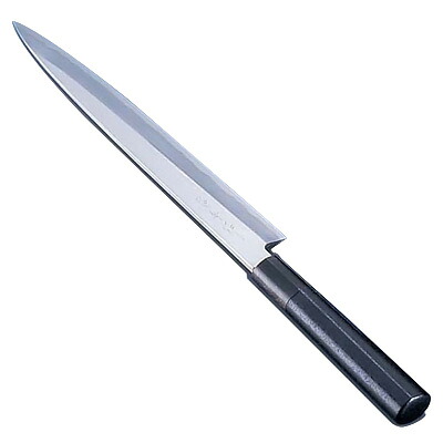 歌舞伎調和庖丁 忠舟 柳刃 33cm 黒石目【黒石目】|キッチンブランチ