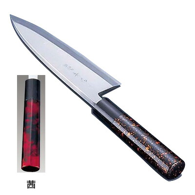 歌舞伎調和庖丁 忠舟 出刃 16.5cm 茜【茜】