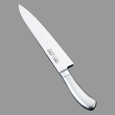 TKG PRO（プロ） 業務用 料理庖丁 牛刀 （両刃） 24cm【24cm】