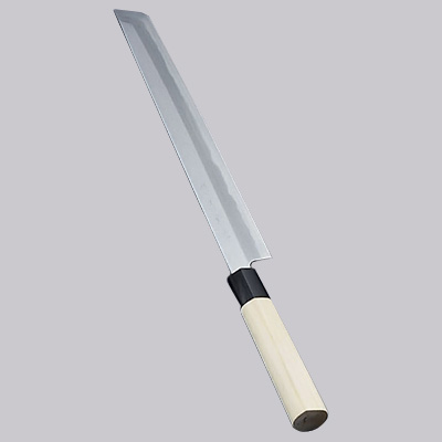堺實光 上作(白鋼) 刺身 先丸(片刃) 21cm 10526(10526)【21cm】|キッチンブランチ