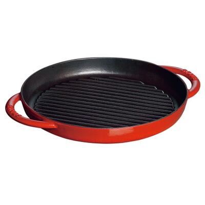 Staub/ストウブ ピュアグリル 26cm 40510-309 チェリー（40510-309）【26cm/チェリー】