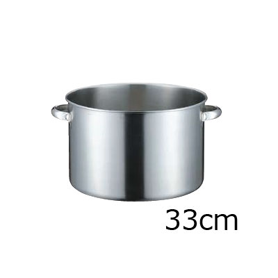 KO　19-2電磁対応半寸胴鍋 （蓋無）　33cm( キッチンブランチ )