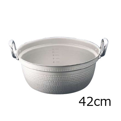 マイスター　アルミ極厚円付鍋　（目盛付）42cm( キッチンブランチ )｜キッチンブランチ