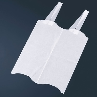 使い捨て エルフエプロン 4折紙タイプ 1箱（2000枚入） 300×350mm( キッチンブランチ )