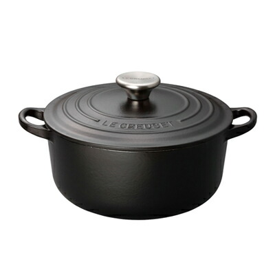 驚きの値段 両手鍋 ルクルーゼ キッチンブランチ マットブラック 24cm 2101 ココット ロンド クルーゼ ル Creuset Le Www Dgb Gov Bf