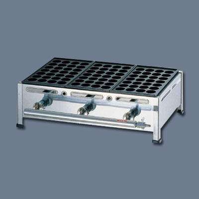 関西式たこ焼器(28穴) 4枚掛 12・13A 790×350×H180mm( キッチンブランチ ) 関西式たこ焼器(28穴) 4枚掛 12・13A 790×350×H180mm( キッチンブランチ )